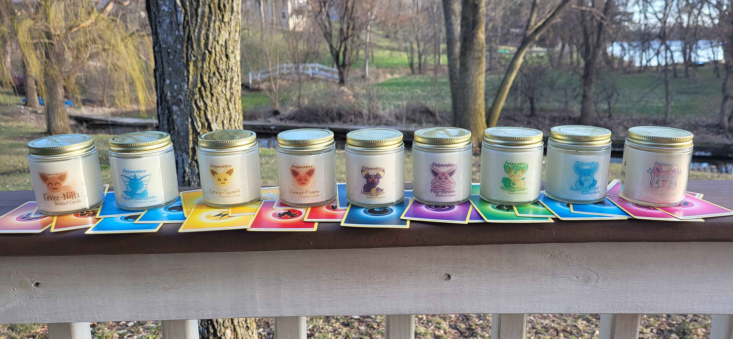 Eeveelution Scented Candle Collection