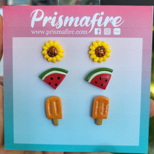 Summer Treats Earring Stud Collection