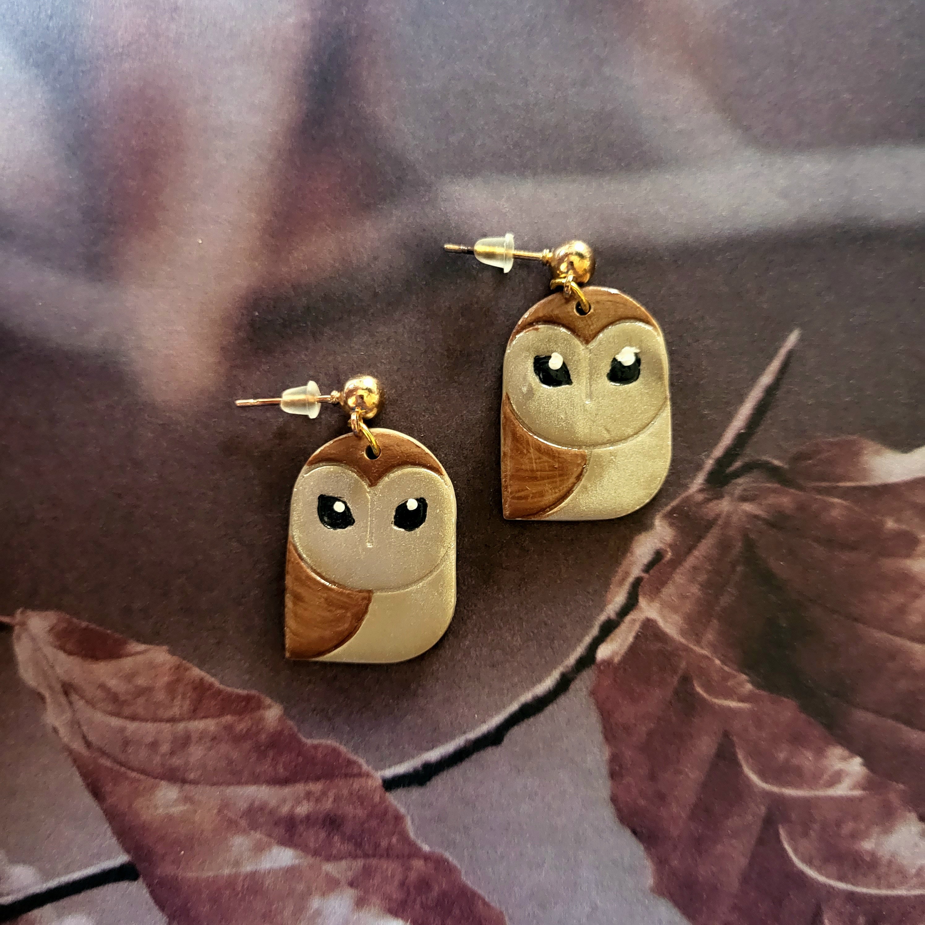 Unique on sale owl earrings