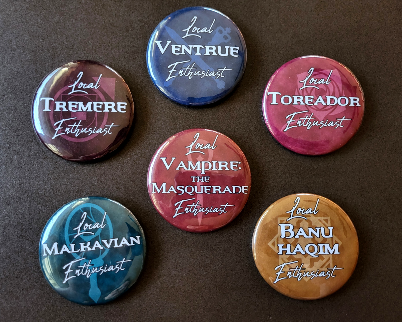 VAMPIRE THE MASQUERADE - CLAN PIN HARBINGERS OF SKULLS - NEW & SEALED - WWP5660