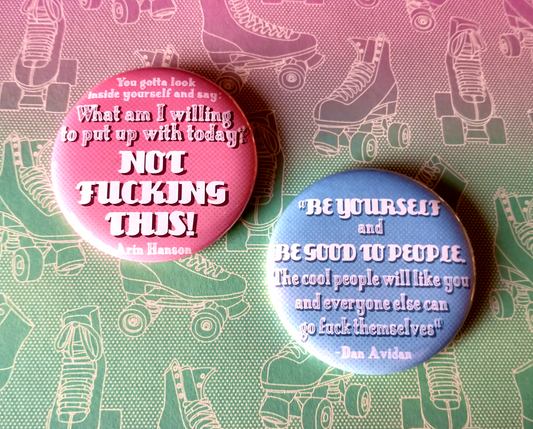 Game Grumps Quotes Pinback Buttons